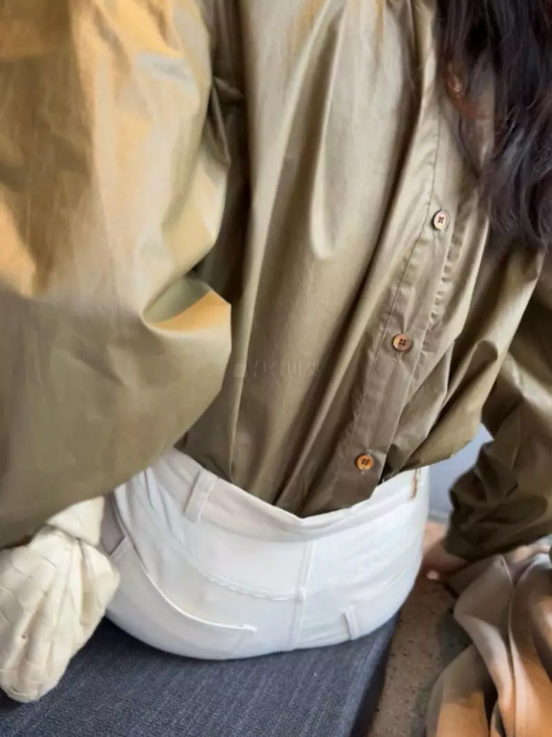 Sold Out - Korean Women Fashion - #momslook - Round Shirring Blouse - 3