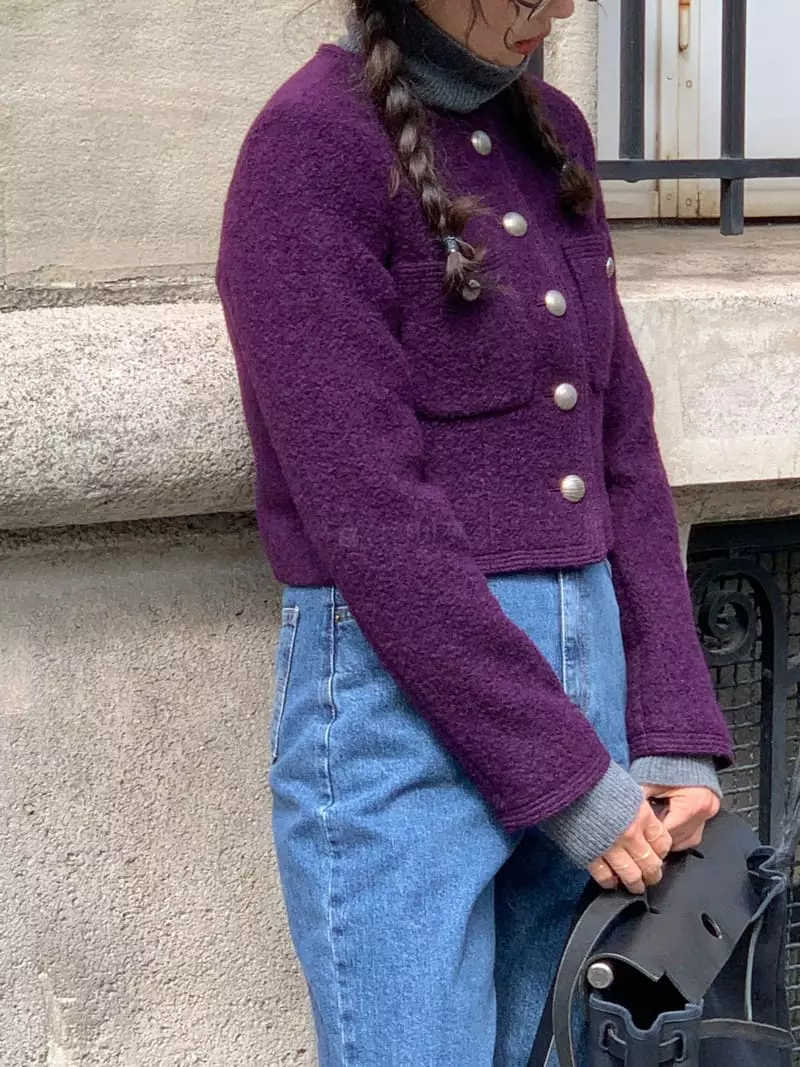 Sold Out - Korean Women Fashion - #momslook - Dear Stitch Jacket