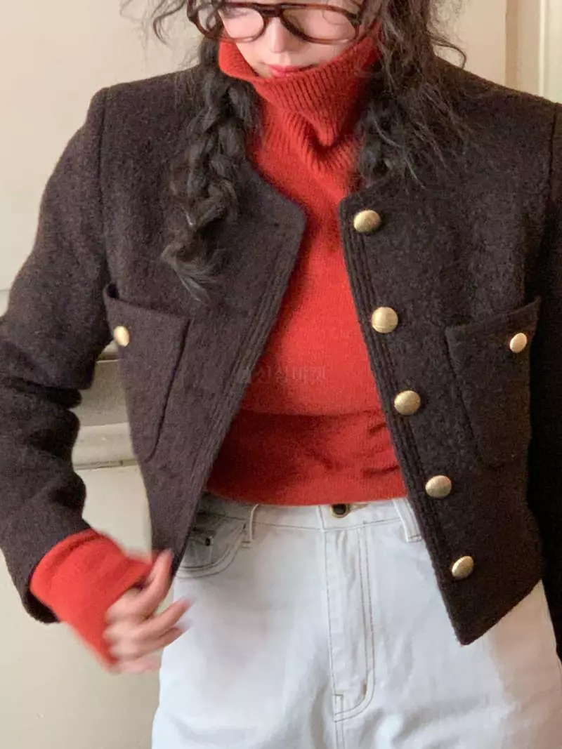 Sold Out - Korean Women Fashion - #momslook - Dear Stitch Jacket - 11