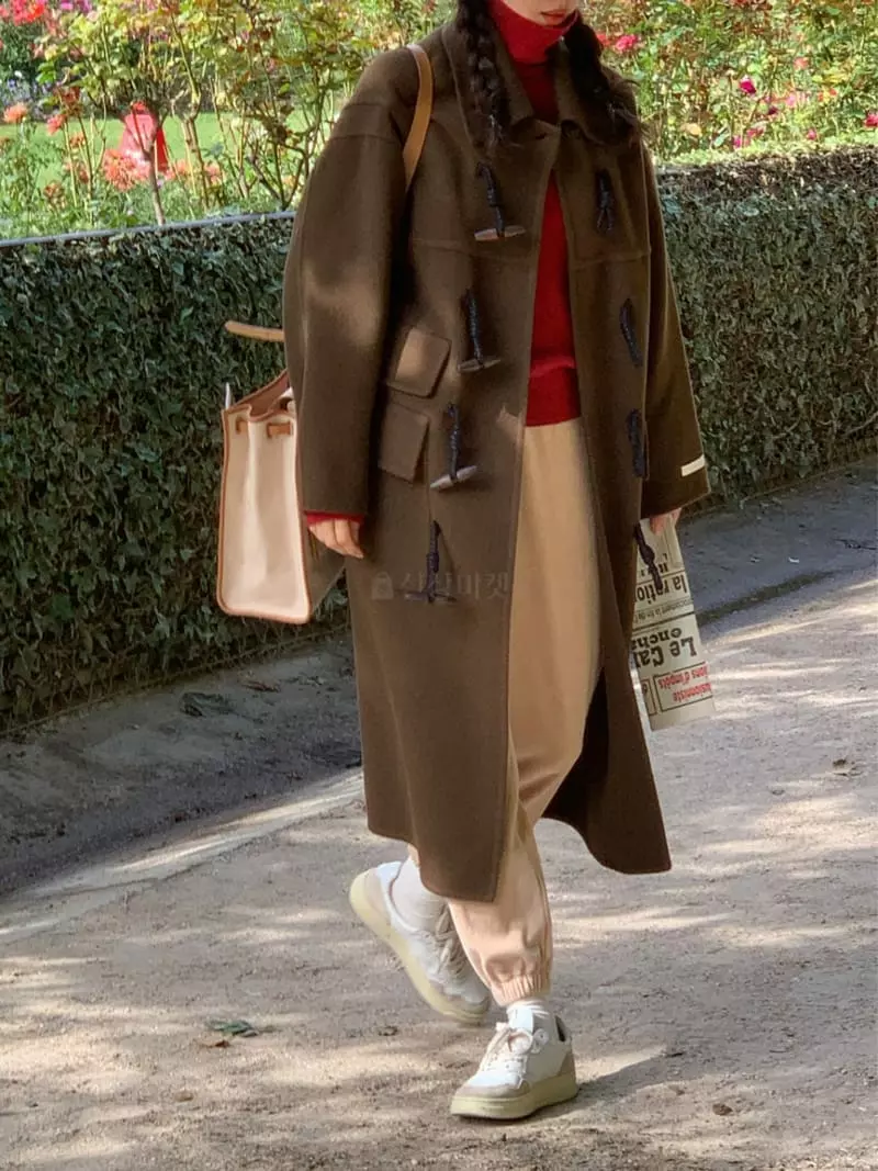 Sold Out - Korean Women Fashion - #momslook - Classic Dupple Coat - 12