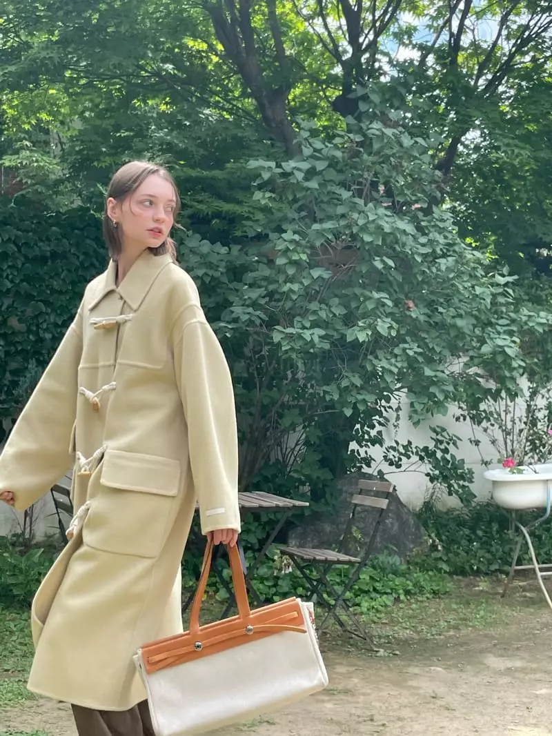 Sold Out - Korean Women Fashion - #restrostyle - Classic Dupple Coat