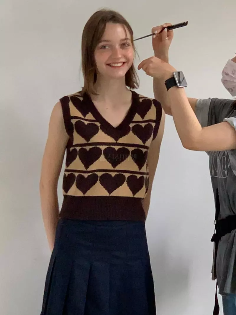 Sold Out - Korean Women Fashion - #romanticstyle - Heart Vest