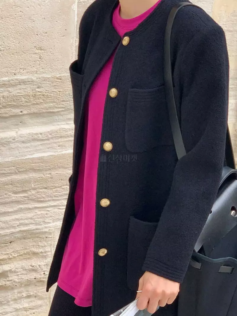 Sold Out - Korean Women Fashion - #shopsmall - Round Stitch Jacket - 12