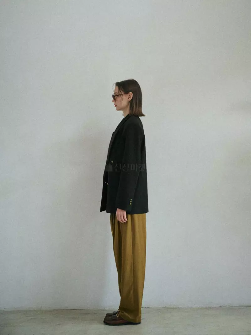 Sold Out - Korean Women Fashion - #romanticstyle - Kang Collar Jacket - 4
