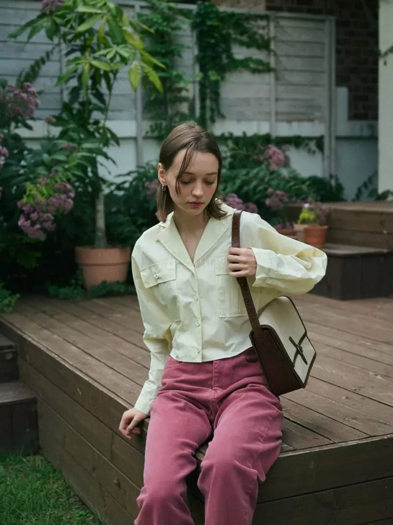 Sold Out - Korean Women Fashion - #thatsdarling - Endy Pocket Shirt - 11
