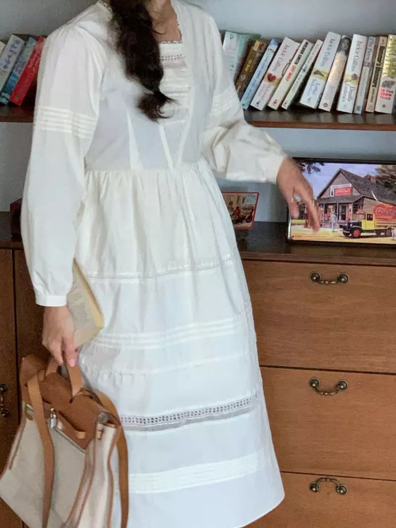 Sold Out - Korean Women Fashion - #thatsdarling - Amell Square One-piece - 5