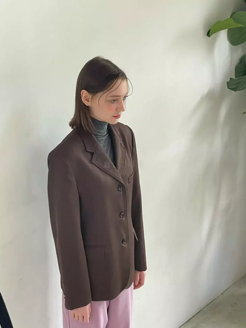 Sold Out - Korean Women Fashion - #thatsdarling - Three Buton Single Jacket - 3