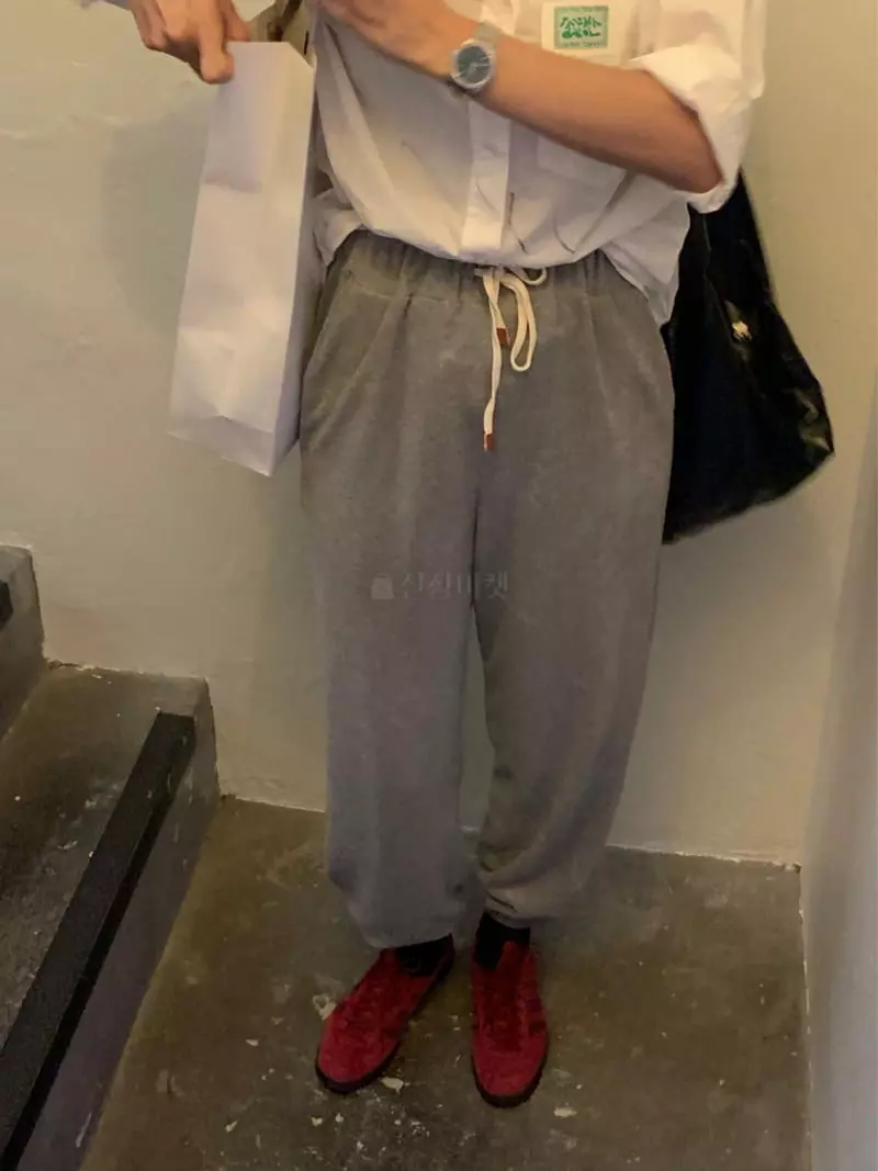 Sold Out - Korean Women Fashion - #thatsdarling - Terry Pants
