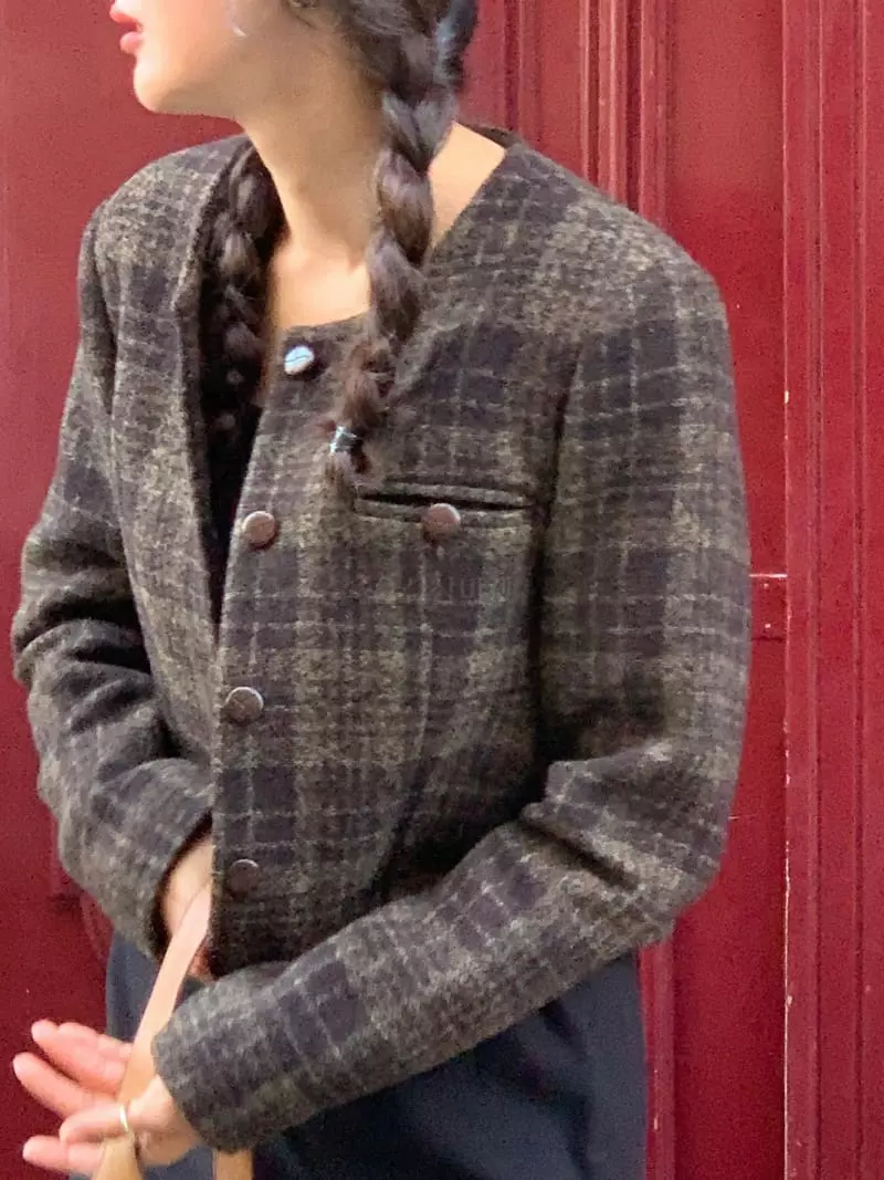 Sold Out - Korean Women Fashion - #thatsdarling - Hoen Jacket - 6