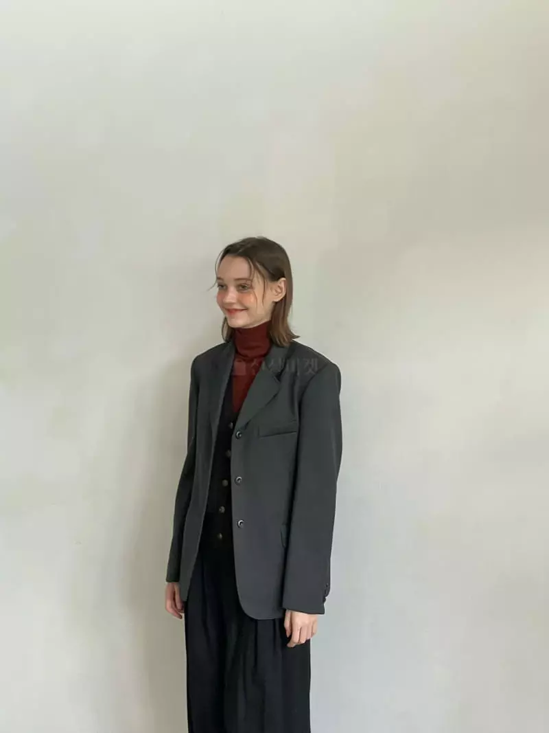 Sold Out - Korean Women Fashion - #thatsdarling - Three Buton Single Jacket - 4