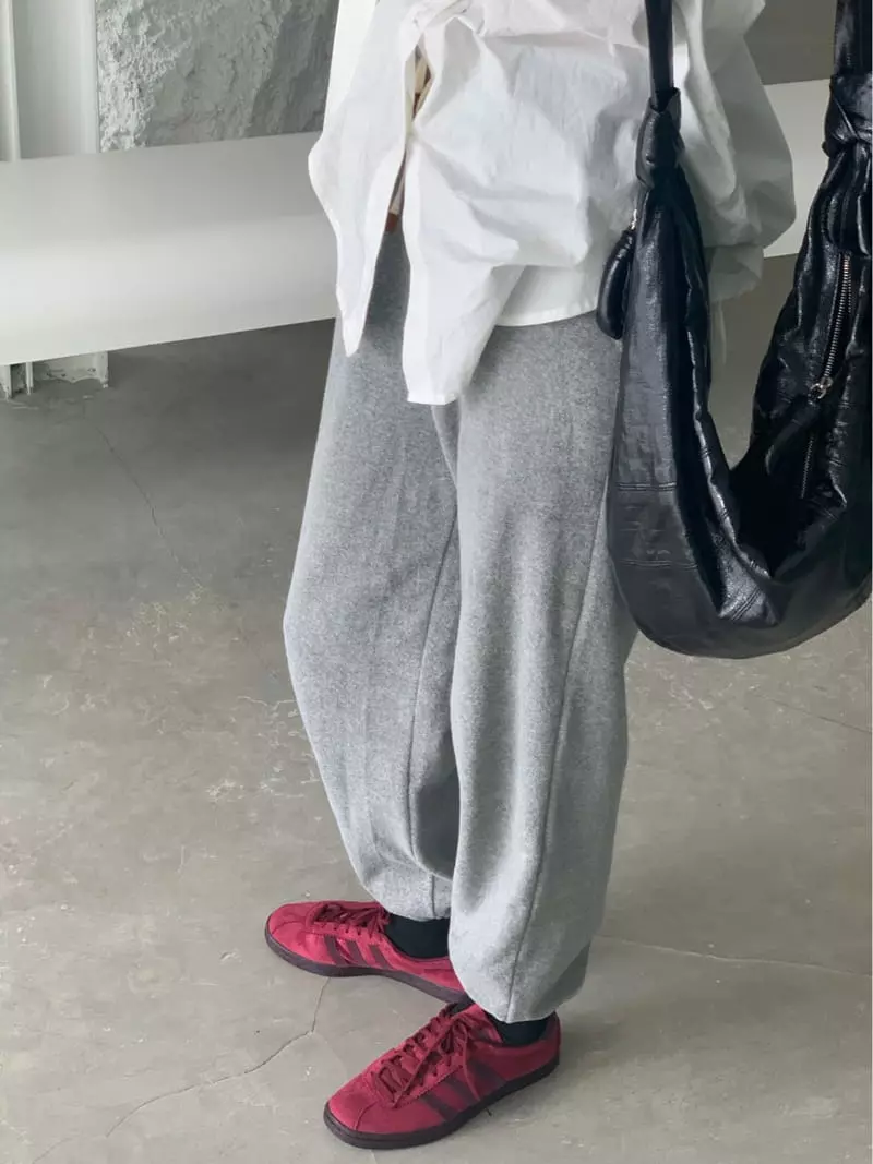 Sold Out - Korean Women Fashion - #thelittlethings - Terry Pants - 2