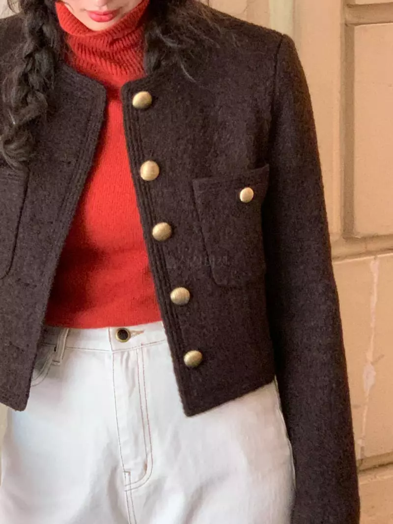 Sold Out - Korean Women Fashion - #thelittlethings - Dear Stitch Jacket - 10
