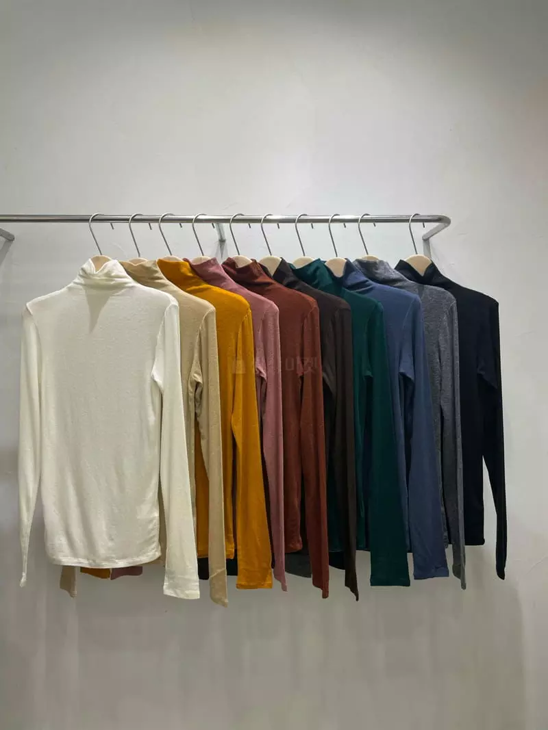 Sold Out - Korean Women Fashion - #vintageinspired - Osca Turtleneck Tee - 7