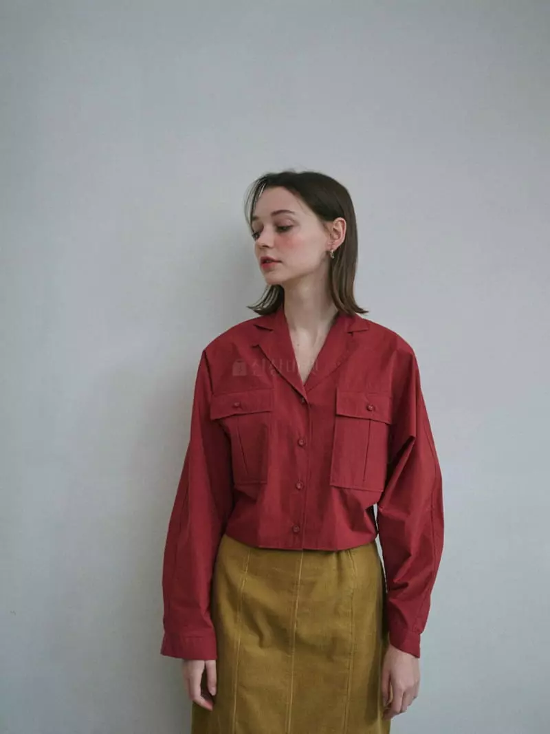 Sold Out - Korean Women Fashion - #vintagekidsstyle - Endy Pocket Shirt - 6