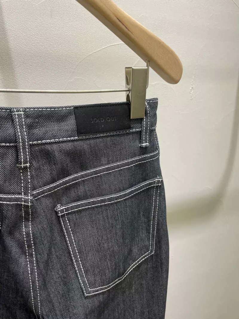 Sold Out - Korean Women Fashion - #womensfashion - High Foad Straight Jeans - 11