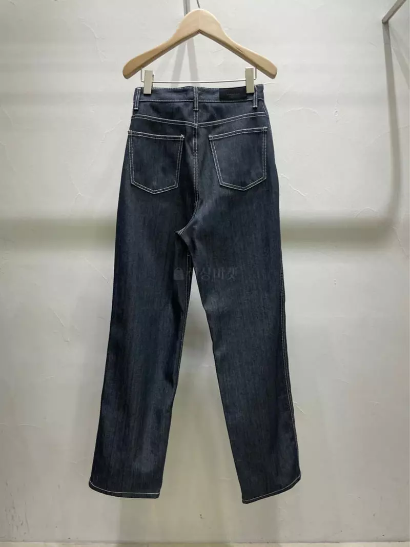 Sold Out - Korean Women Fashion - #womensfashion - High Foad Straight Jeans - 9