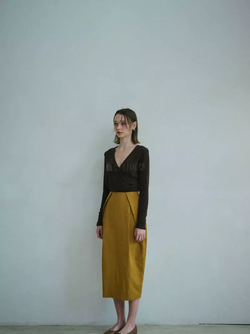 Sold Out - Korean Women Fashion - #womensfashion - Winny Wrap Tee - 8