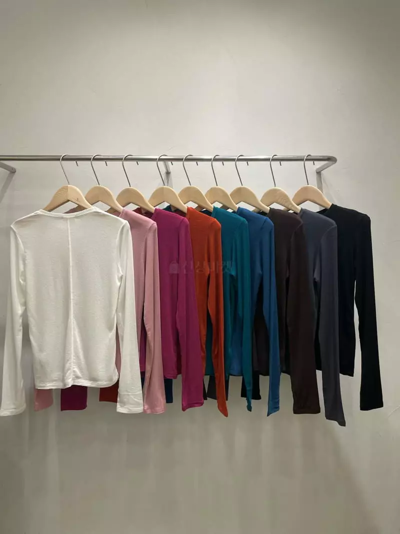 Sold Out - Korean Women Fashion - #womensfashion - Osca Collar Round Tee - 5