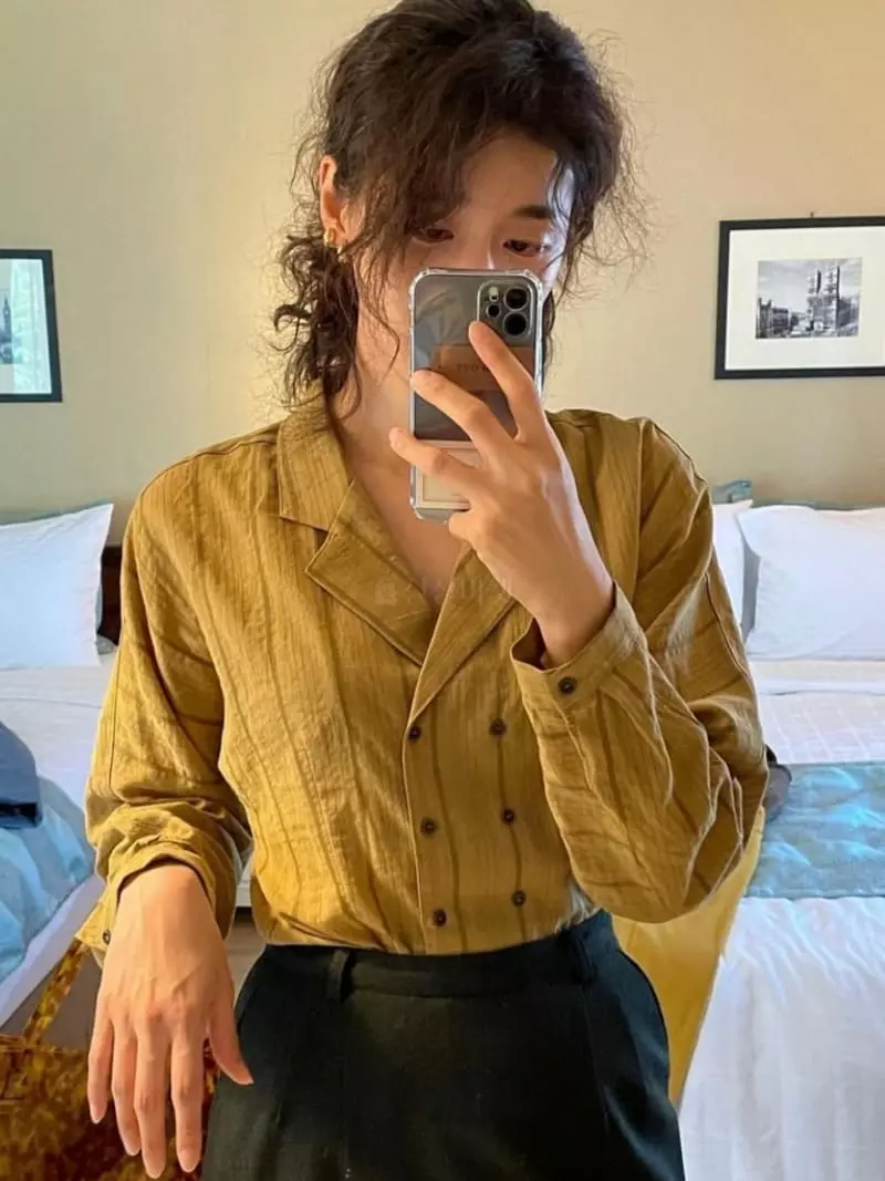 Sold Out - Korean Women Fashion - #womensfashion - Slow Shirt - 7