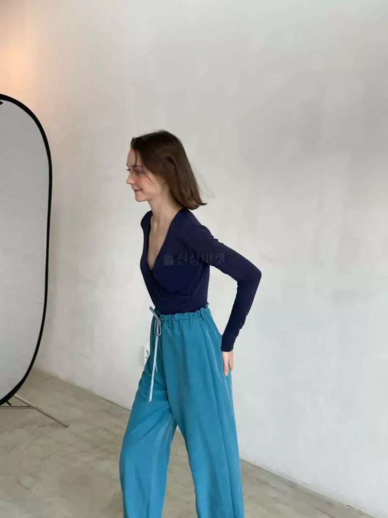 Sold Out - Korean Women Fashion - #momslook - Strap Pants - 4