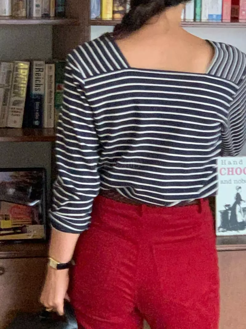 Sold Out - Korean Women Fashion - #womensfashion - Shelly Stripes Tee - 2