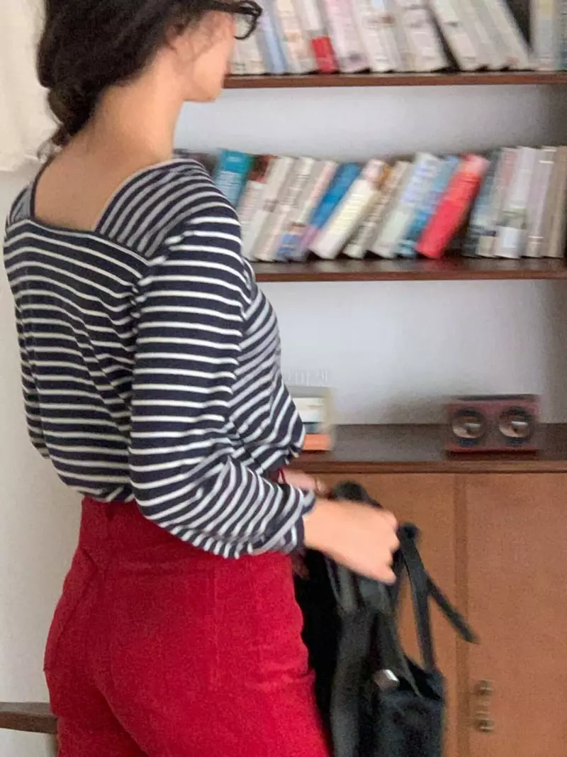 Sold Out - Korean Women Fashion - #womensfashion - Shelly Stripes Tee - 8