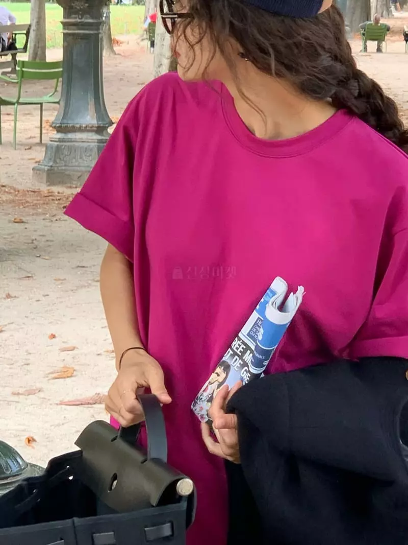 Sold Out - Korean Women Fashion - #womensfashion - Brick Tee - 7