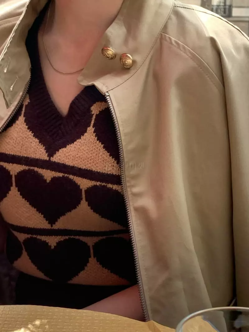 Sold Out - Korean Women Fashion - #womensfashion - Heart Vest - 8