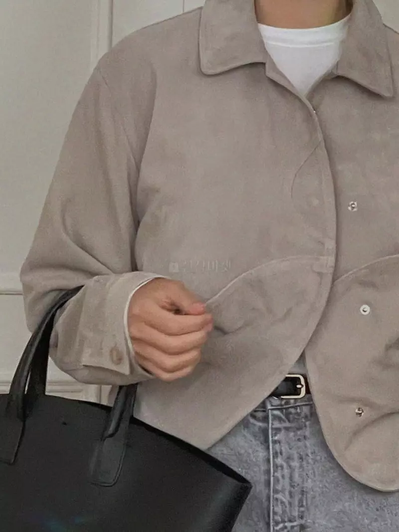 Sono De Seoul - Korean Women Fashion - #momslook - Suede Jacket - 9