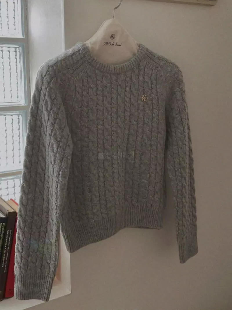 Sono De Seoul - Korean Women Fashion - #momslook - Banesu Knit Tee