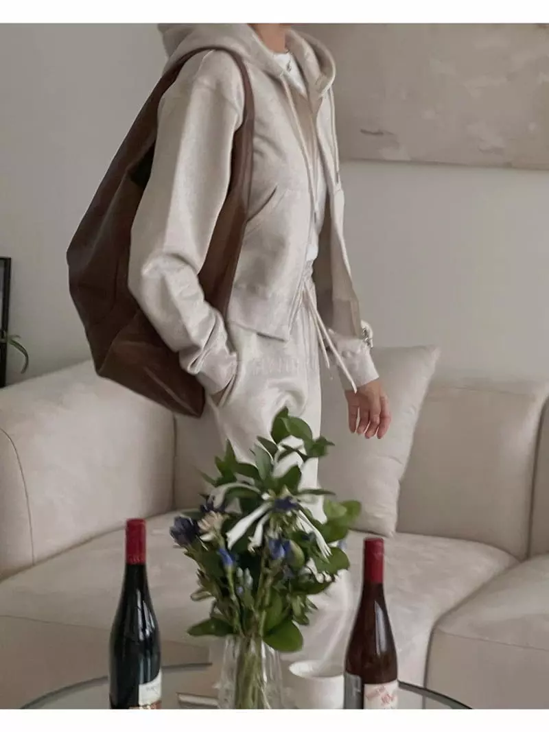 Sono De Seoul - Korean Women Fashion - #momslook - Maron Training Set - 11