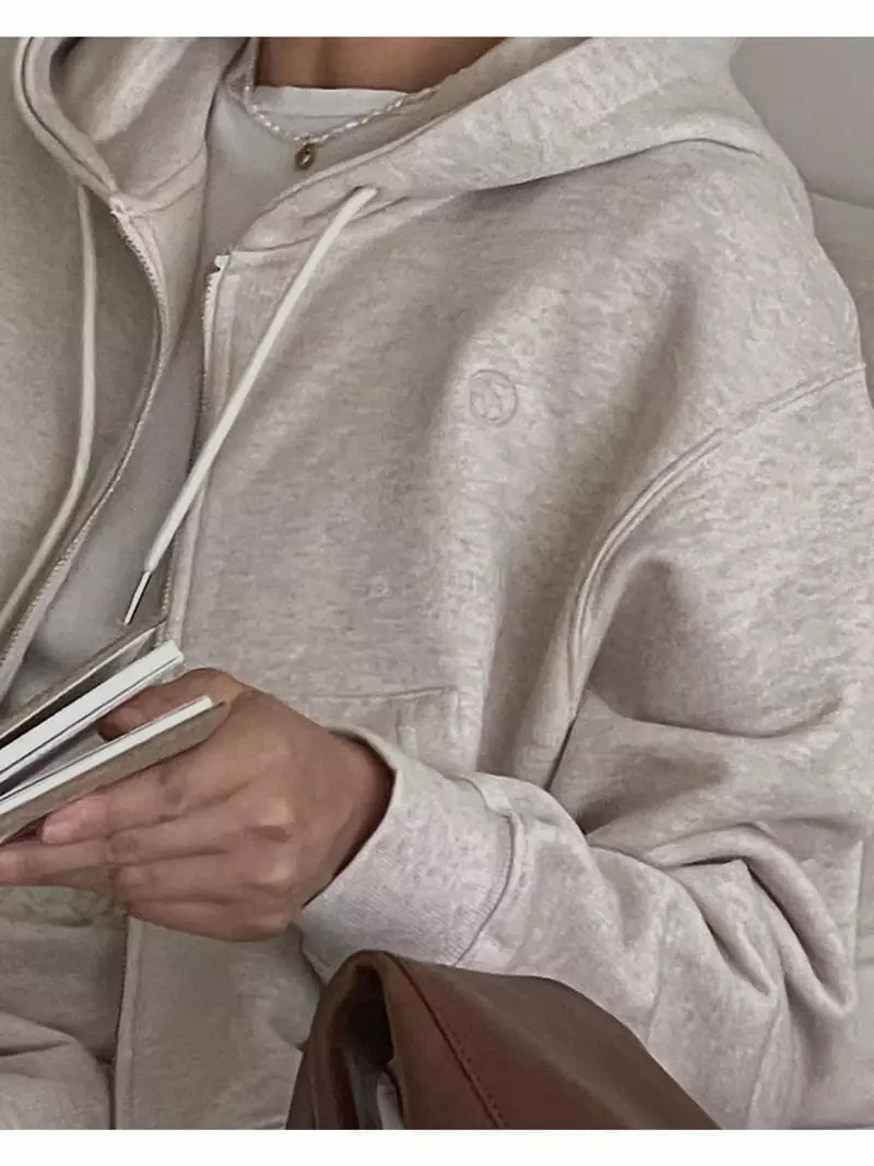 Sono De Seoul - Korean Women Fashion - #momslook - Masron Hoody Zip-up - 6