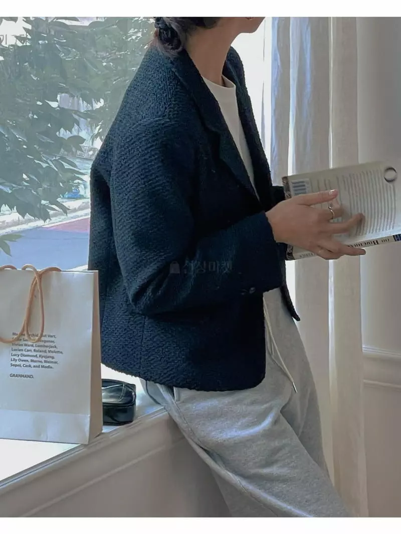 Sono De Seoul - Korean Women Fashion - #momslook - Mane Twid Jakcet - 12