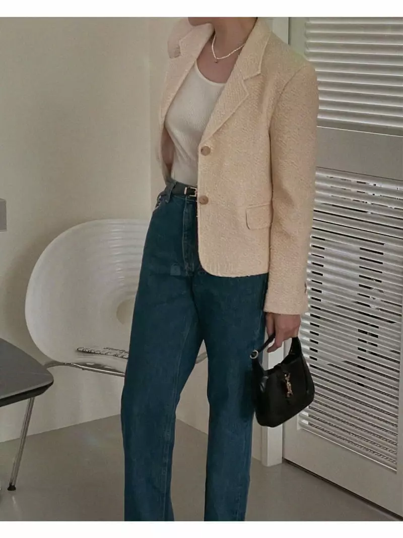 Sono De Seoul - Korean Women Fashion - #thelittlethings - Mane Twid Jakcet - 4