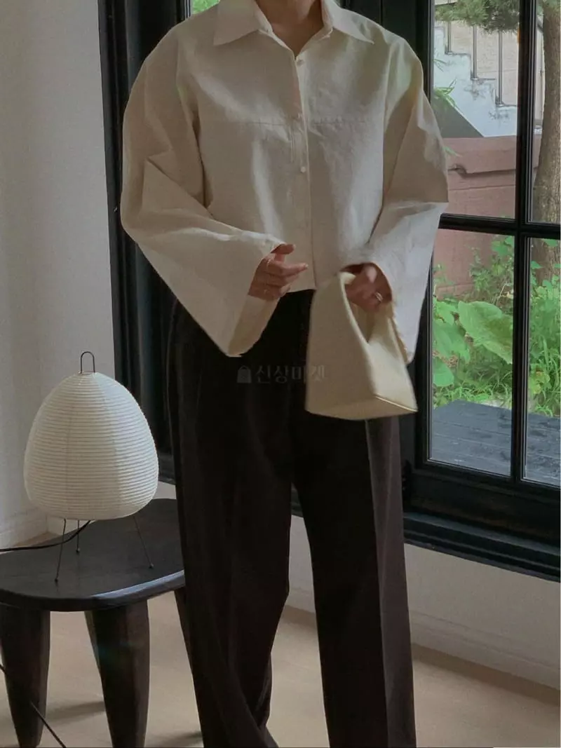 Sono De Seoul - Korean Women Fashion - #momslook - Lebein Crop Shirt