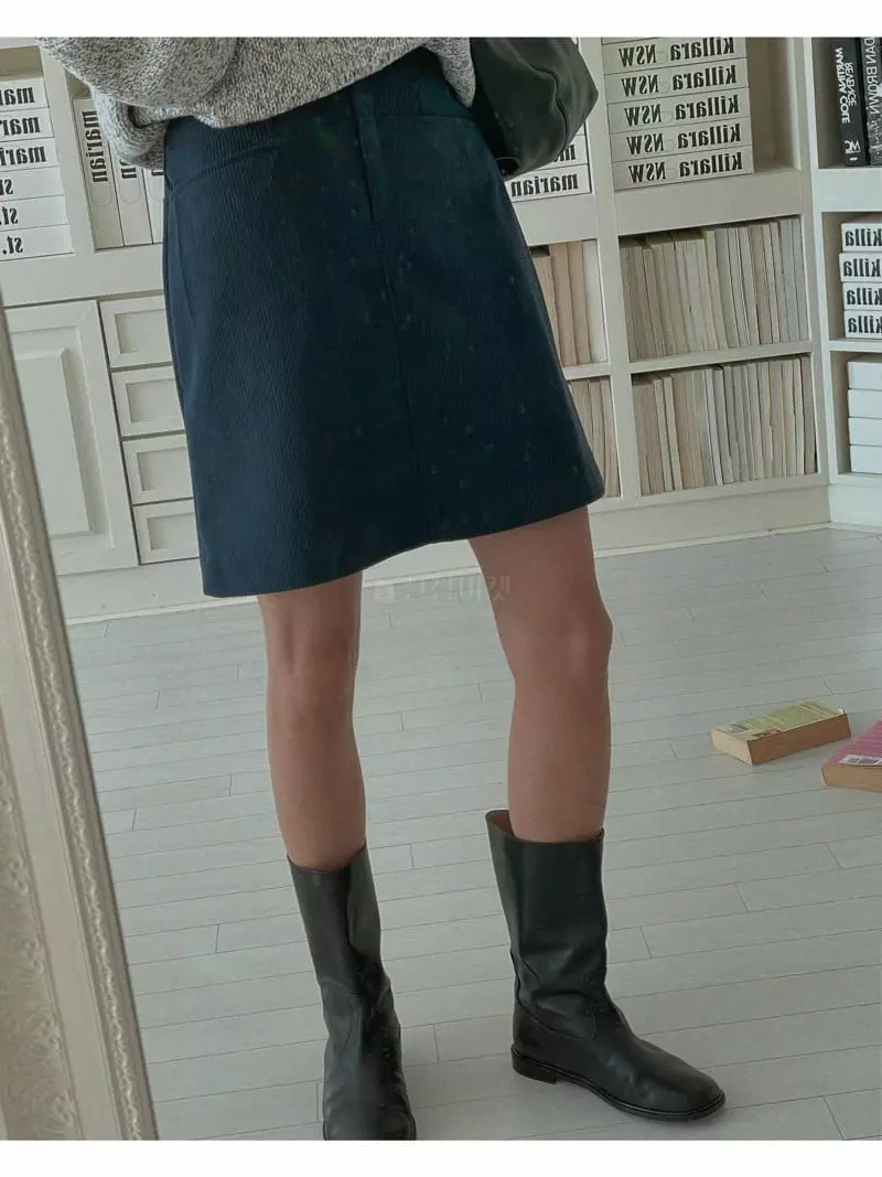 Sono De Seoul - Korean Women Fashion - #momslook - Corduroy Mini Skirt - 7