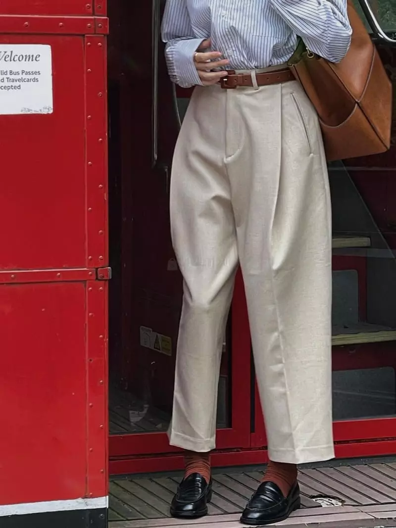 Sono De Seoul - Korean Women Fashion - #momslook - Ollen Fiar Pants - 3