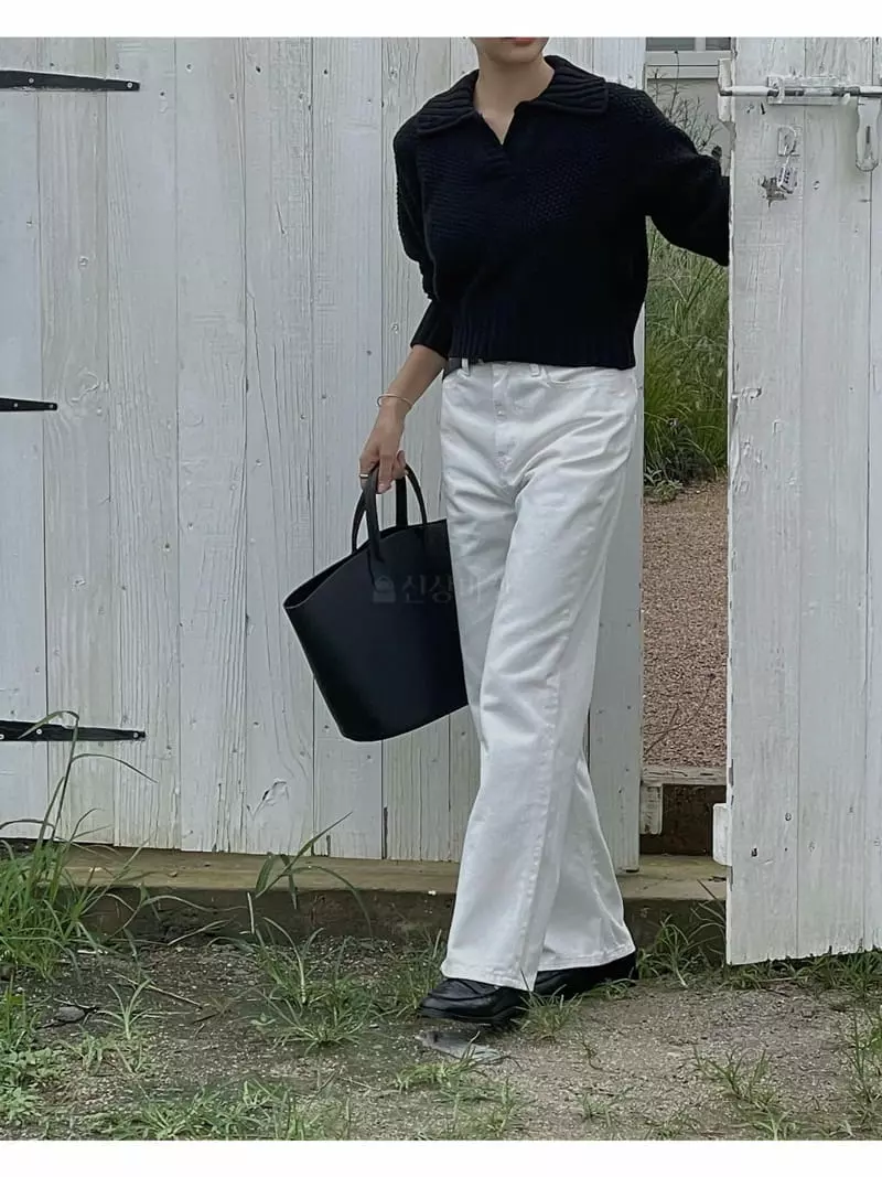Sono De Seoul - Korean Women Fashion - #momslook - Eden Berrer Knit Tee - 5