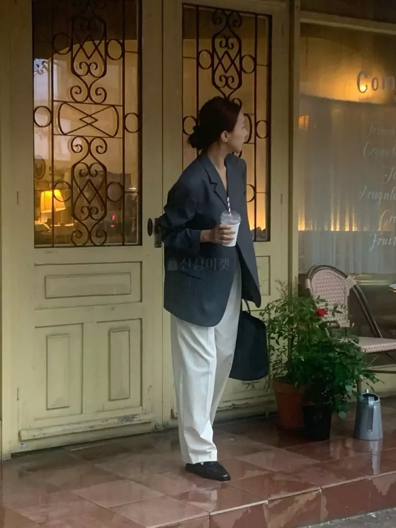 Sono De Seoul - Korean Women Fashion - #momslook - Unbal Hidden Jacket - 2