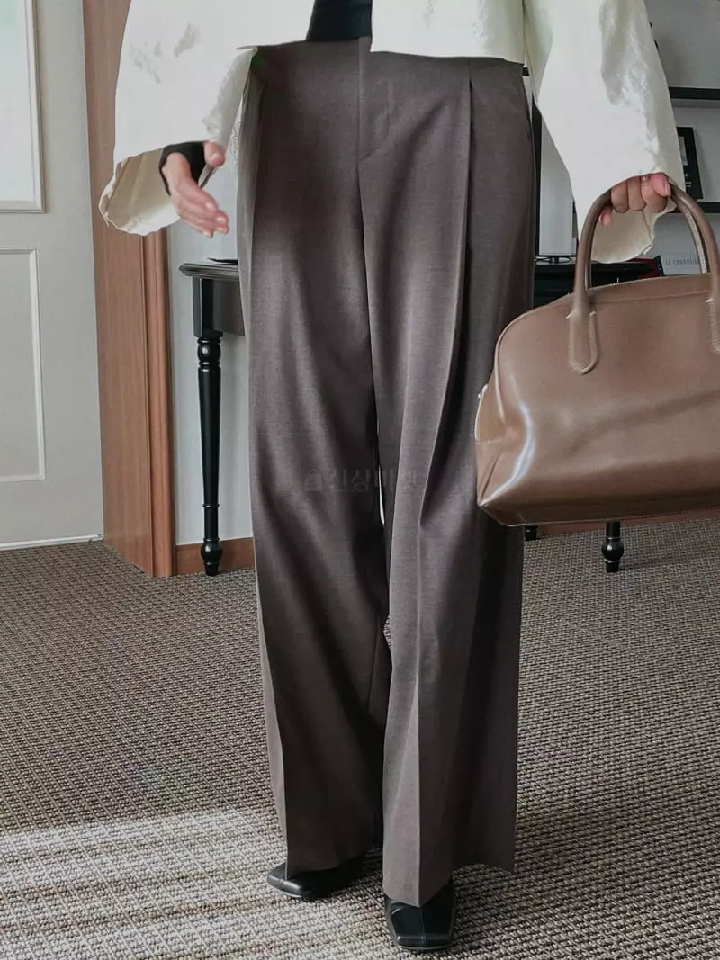Sono De Seoul - Korean Women Fashion - #momslook - Afon Wide Pants - 11
