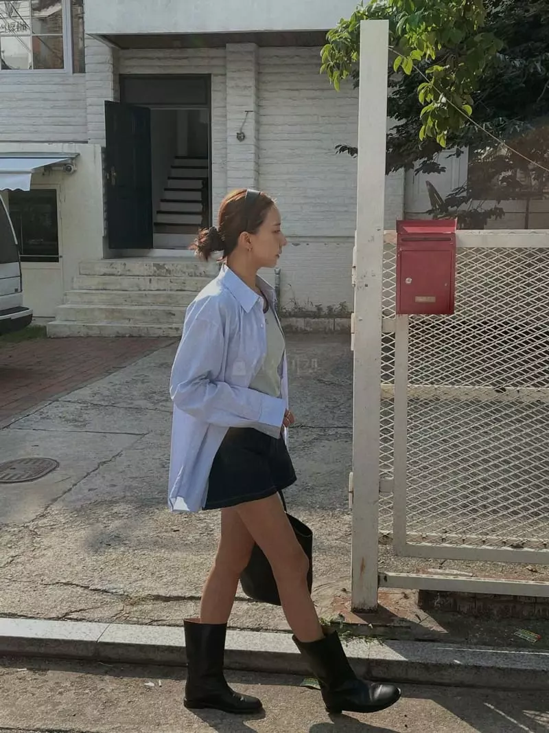 Sono De Seoul - Korean Women Fashion - #momslook - Overfit Shirt - 6