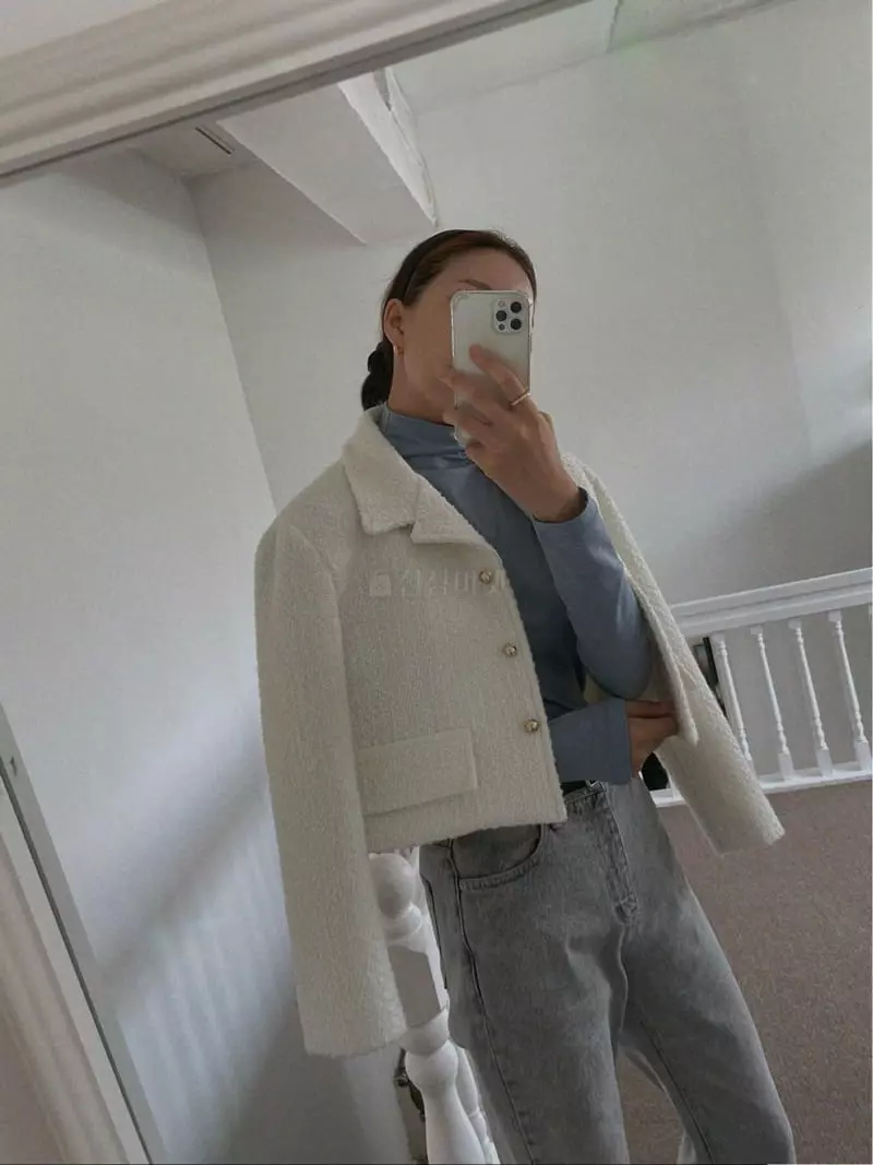 Sono De Seoul - Korean Women Fashion - #momslook - Moco Twid Jacket