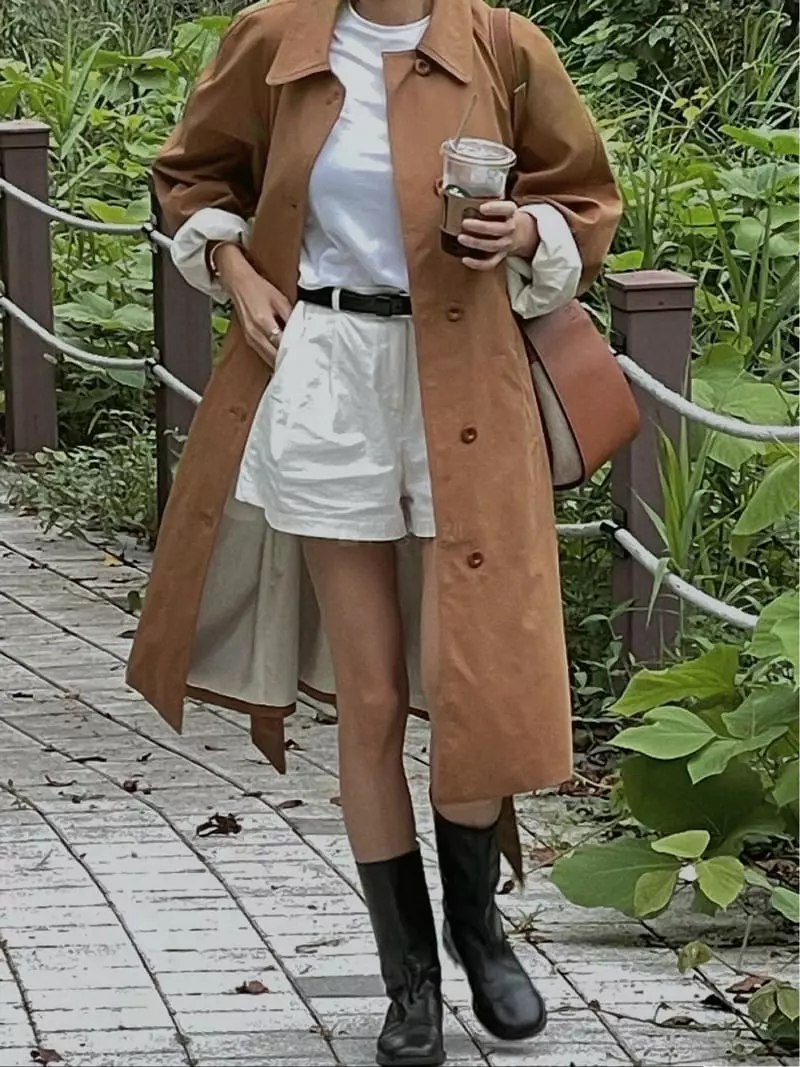 Sono De Seoul - Korean Women Fashion - #momslook - Lay Trench Coat - 12