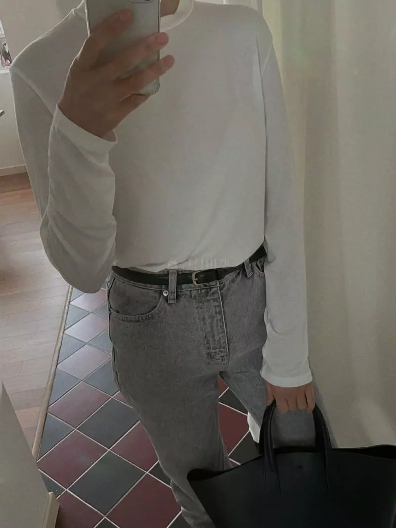Sono De Seoul - Korean Women Fashion - #restrostyle - Mar Modal Tee - 3