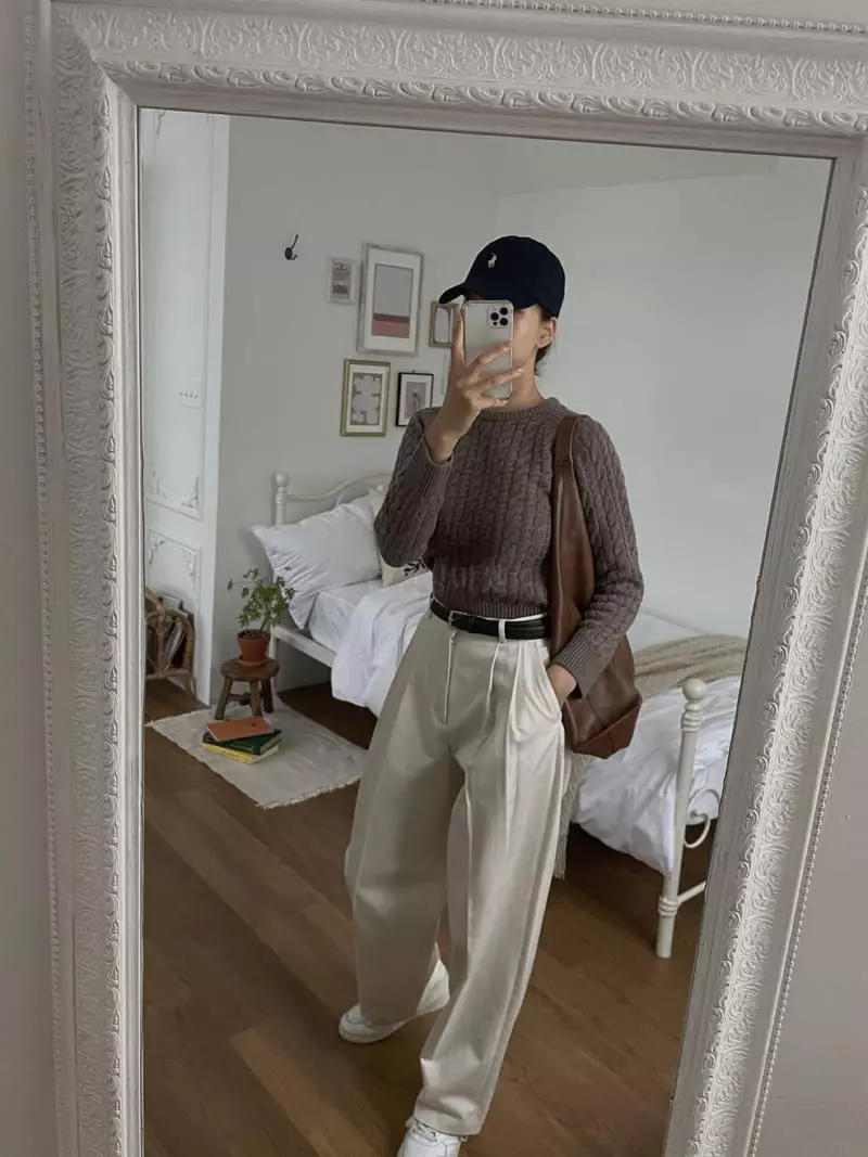 Sono De Seoul - Korean Women Fashion - #restrostyle - Banesu Knit Tee - 8