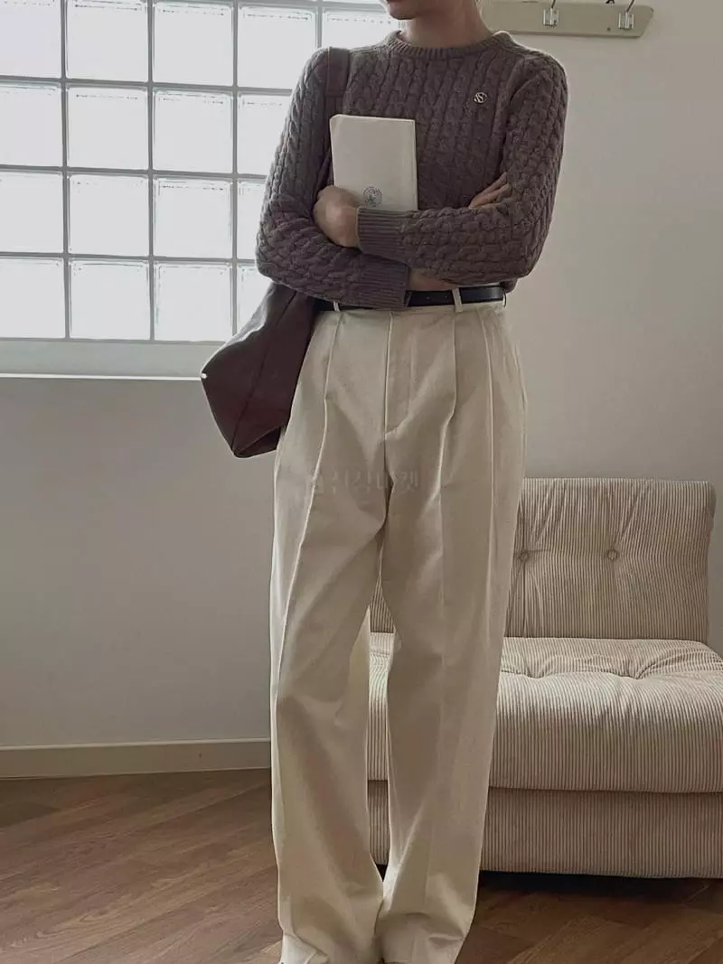 Sono De Seoul - Korean Women Fashion - #romanticstyle - Banesu Knit Tee - 7