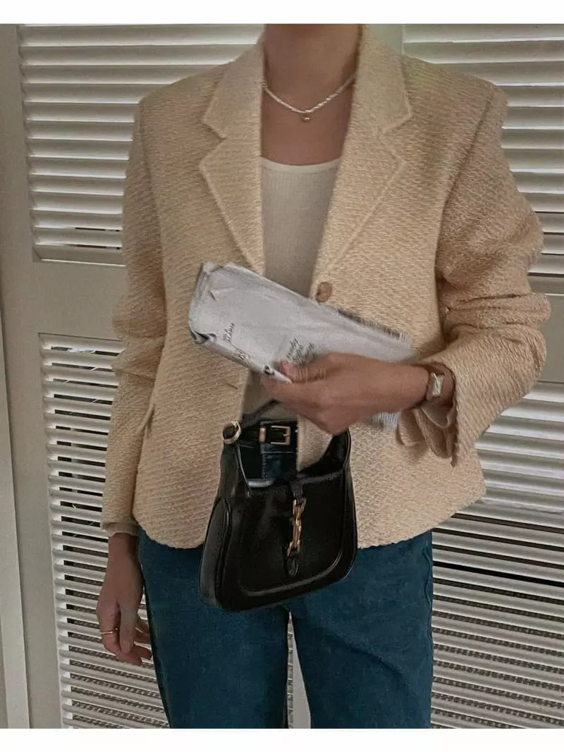 Sono De Seoul - Korean Women Fashion - #shopsmall - Mane Twid Jakcet