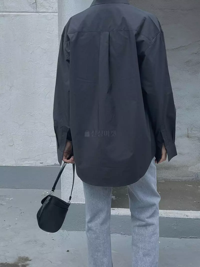 Sono De Seoul - Korean Women Fashion - #shopsmall - Boy Fit Overfit Shirt - 12
