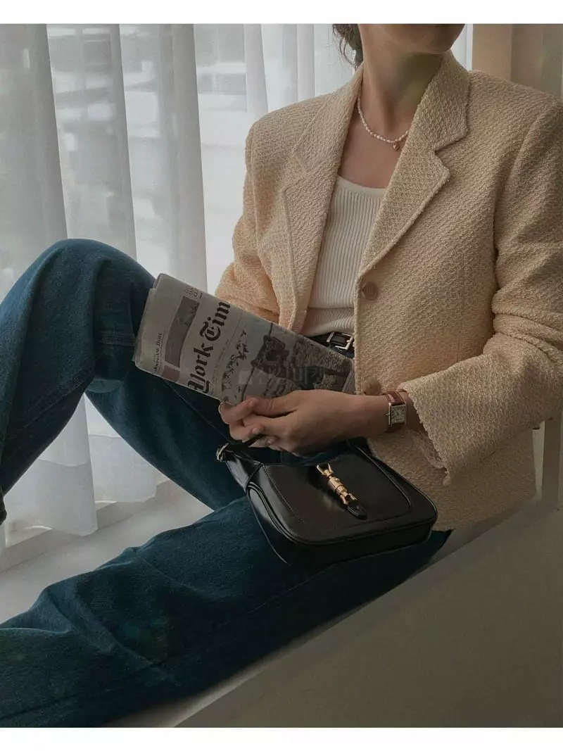 Sono De Seoul - Korean Women Fashion - #thatsdarling - Mane Twid Jacket - 6