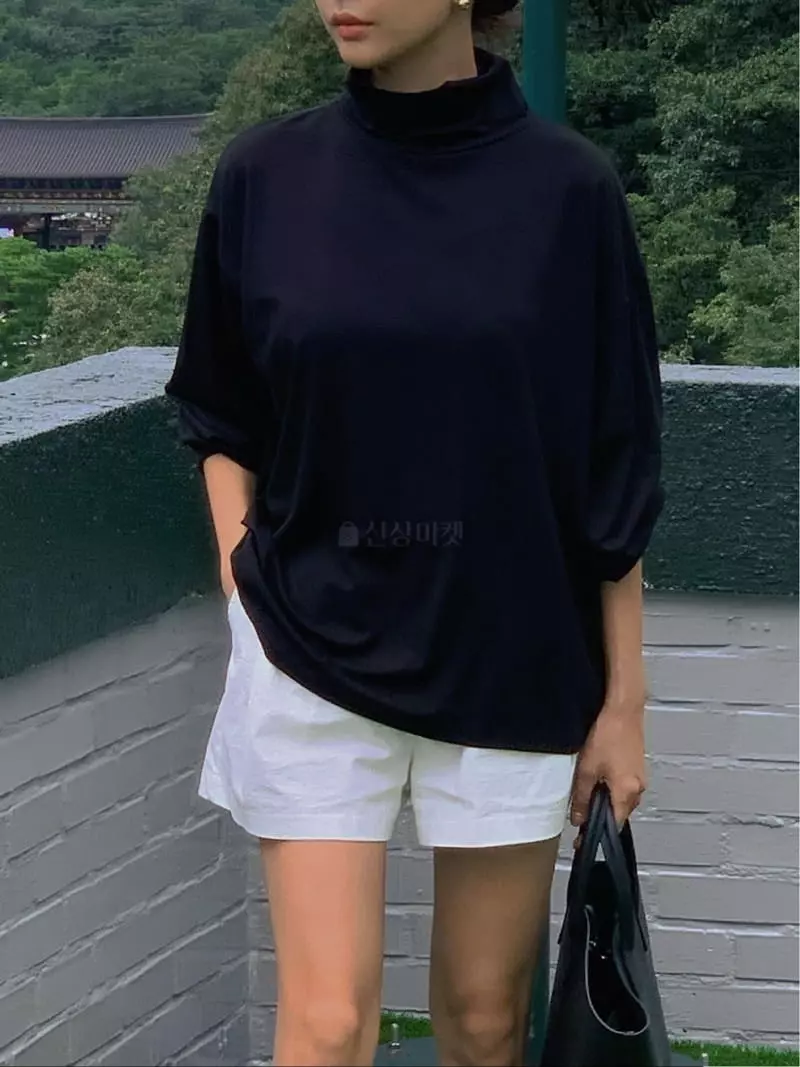 Sono De Seoul - Korean Women Fashion - #vintagekidsstyle - Bris Tee - 7